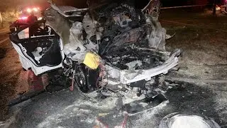 Town of Newburgh Police Car Explosion