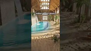 I absolutely need one of these indoor beach pools in my life! 🤯👏