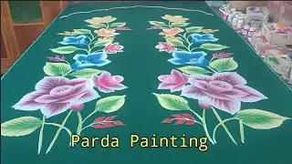 Parda Painting Design || Darwaje Ka Parda Painting || Design King