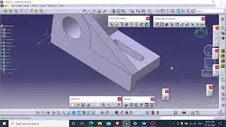 SUPPORT BLOCK DESIGN IN CATIA V5 BY SURAJ