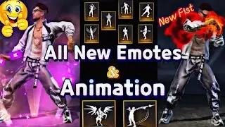 New Fist Skin | All New Emotes & Animation Full Review || OB33 Update || #endlessaction #freefire