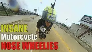 Motorcycle STUNTS Street Bike STOPPIE & ENDO Footage Stunt Riding NOSE WHEELIE Compilation