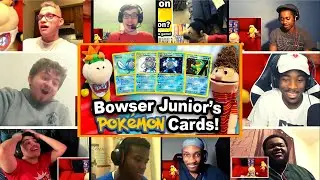 SML Movie: Bowser Junior's Pokemon Cards! Reactions Mashup