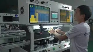 Silman B100 cof tab acf bonding machine for repair tv lcd led panel operation video