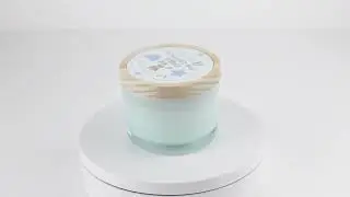 Bomboniera Candela Profumata Celeste 🕯️ | Con Tappo e Frase Motivazionale &ndash; Idea Elegante