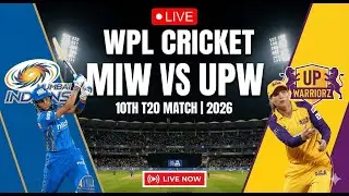 🔥 LIVE: MIW vs UPW | Harmanpreet vs Lanning! | Match 10 WPL 2026 🏏