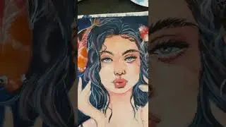 Fantasy Art Using Poster Colour. #shorts #youtubeshorts #fantasy #pisces