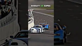 Buggati Vs Supra..💀 #buggati #supra #trollface