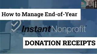 How to: End-of Year Nonprofit Donation Receipts