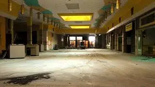 In a Bitter Syrup by The Scary Jokes but it's playing in an empty shopping mall