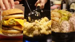 僕の考えた最強のドカ食い1日【飯テロ】