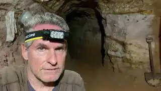 Underground at The Comet opal mine for the first time this season -