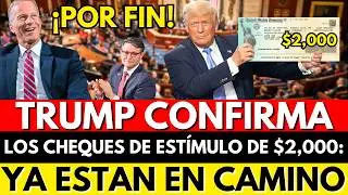 TRUMP CONFIRMA EL CRONOGRAMA PARA LOS CHEQUES DE ESTÍMULO: LA FECHA Y QUIENES LO RECIBIRÁN!