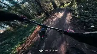 Riding local mountain bike trails on my cube stereo 144