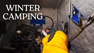 3 DAYS Camping on a FROZEN Backcountry Lake (-25)