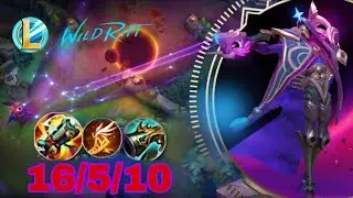 Wildrift | Wtf Jhin Damage Best ADC? | Build&Runes (Full Game)