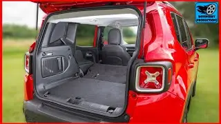 Jeep Renegade - How to Fold Rear Seats Down & Available Trunk Size
