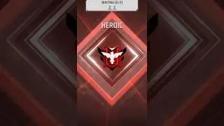 finally I reach on Elite heroic 3 star ⭐ in br rank 🤩❣️🤩 garena free fire max #viral #trending