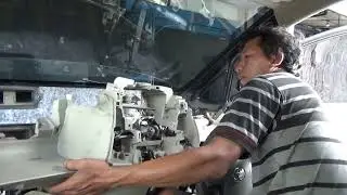 cara melepas evaporator kijang inova || cara melepas audio kijang inova