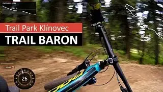 Klínovec - černý trail Baron: průlet trailem a ukázka nové, ještě neveřejné sekce!