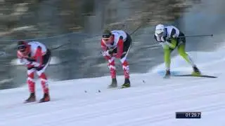 JWSC20197 World U23 Ski Championships, 1/4 final sprint Julian Smith and Graham Ritchie