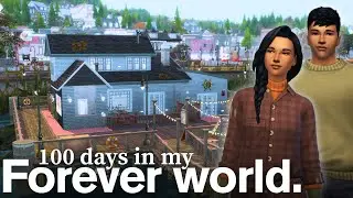 🍂Rags to Riches Gameplay In My Fall-Themed Sims 4 Forever World Neighbourhood!
