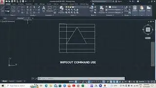 WIPEOUT COMMAND IN AUTOCAD PART 3