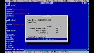 Class 1st Progrram in C++