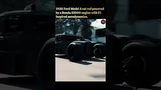1930 Ford Model A rat rod featuring a Honda S2000 engine and F1-style aerodynamics.