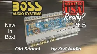 Действительно сделано в США? Boss Audio CLR60 от Zed Audio, НОВЫЙ В КОРОБКЕ.