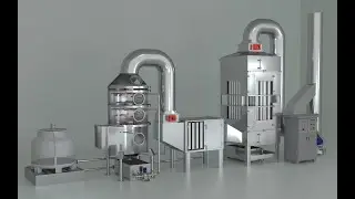 Smoke filter for Stenter machine
