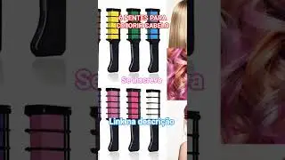 kit 6 pentes para colorir o cabelo
