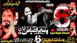 6 Safer 2025 | Zakir Waseem Abbas Bloch | yadgar Musaib| Ali Masjid sheikhupura | Ali Imran Jaffri