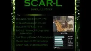 Scar-L In Depth MW3 Gun Weapon Guide Scar