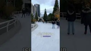 Ice skating in Chicago ❄️⛸️ #travelblog #chicago #chicagotravel
