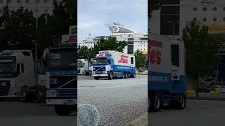 Sties Army 🤩🟦⬜️#stiestermotransport #sties #oldschooltrucks #scania #Volvo#truck #foryou