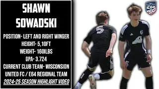 Shawn Sowadski&rsquo;s 2024-25 Soccer Highlight Video / My plays, goals, assists and many more.