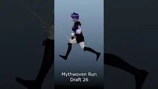 Mythwoven Game Animation - Run Cycle Draft 26 #3dgamedevelopment #gameanimation #callumhighfield