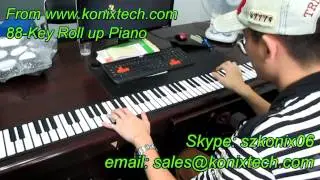 Walmart - Get on the Shelf - 88-Key Roll Up Piano by KonixTech