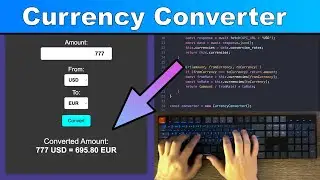 ASMR Programming - Currency Converter using API and JavaScript - No Talking