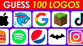 Can You Guess 100 Logos? | Ultimate Logo Quiz Challenge 2025