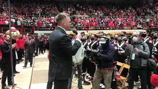 Ryan Day, Matt Barnes, Haskell Garrett fire up home fans at Skull Session before Michigan State Game