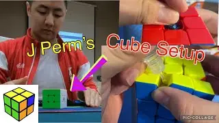 I tried JPerm's cube setup...