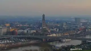 Arnhem Skyline, Eusebiuskerk, John Frostbrug, Meinerswijk, drone Arnhem