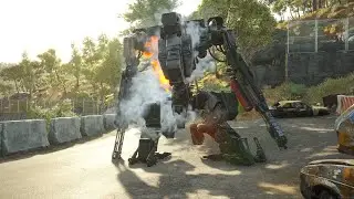 SCUM  M249 ПРОТИВ РОБОТА
