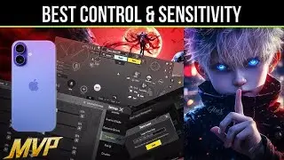 📲 IPHONE 16, 16PLUS BGMI SENSITIVITY AND CONTROL WITH CODE | iphone 16 bgmi sensitivity with code