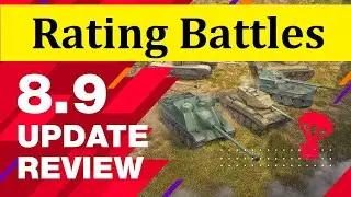 World of Tanks Blitz - UPDATE 8.9 - Rating Battles - Easy Road to 5000! (start from 4500)  LIVE !