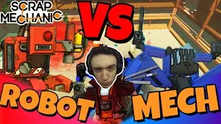 POBOT VS MECH - KTO WYGRA ?? - Scrap mechanic PL #25 | NEXON