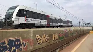 Pomorska Kolej Metropolitalna Pesa SA133-030 wjazd na LK248 Gdańsk Zaspa 2019