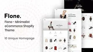 Flone - Minimalist eCommerce Shopify Theme | Themeforest Website Templates and Themes